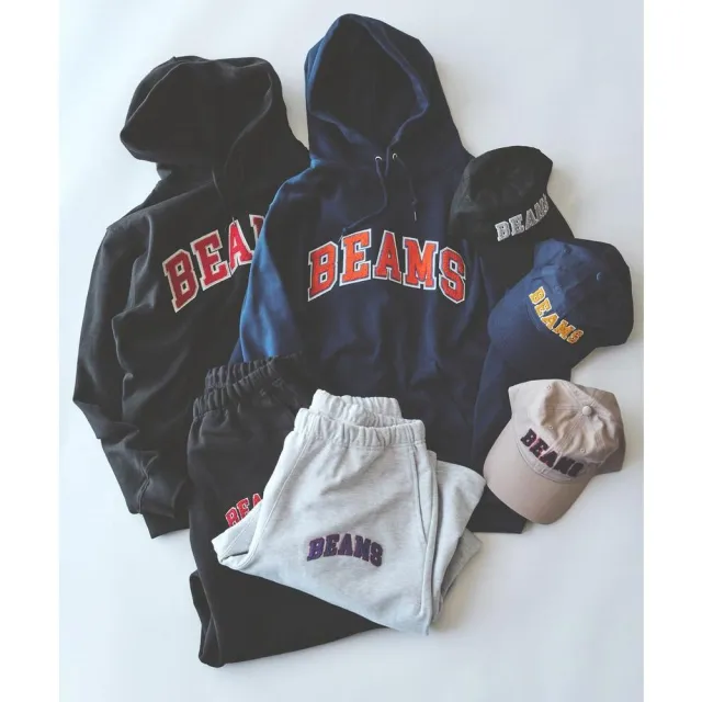 【BEAMS】官方旗艦館 BEAMS / 男裝 BEAMS LOGO 棉褲