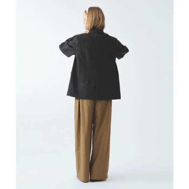 【BEAMS】官方旗艦館 女裝 側邊腰帶 寬版 長褲
