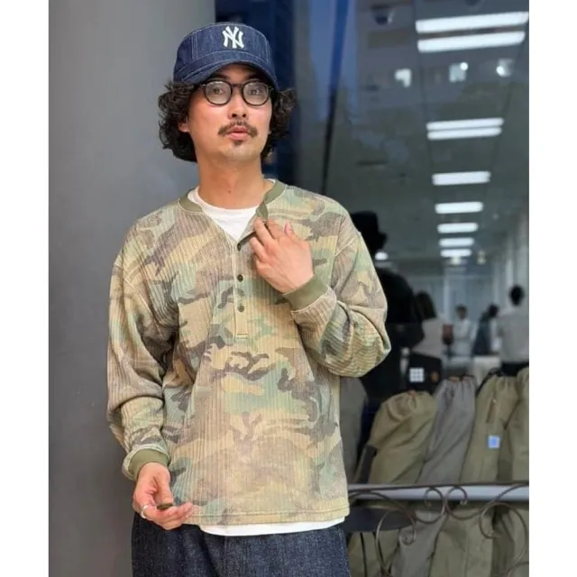 【BEAMS】官方旗艦館 BEAMS / 男裝 亨利領 T恤