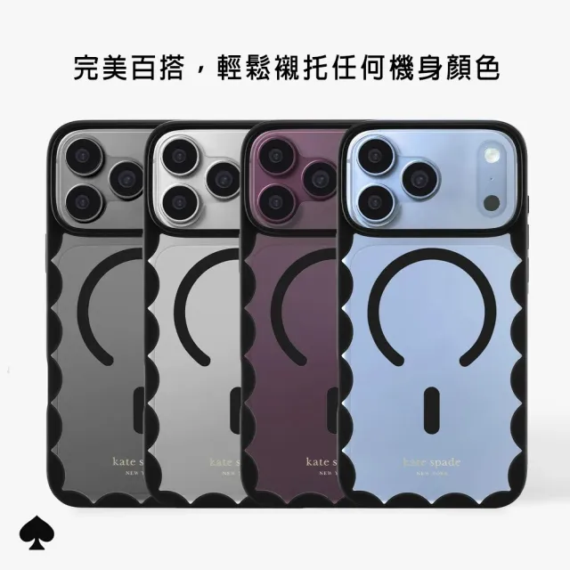 【KATE SPADE】iPhone 18系列 精品磁吸防摔手機殼 夜幕波浪