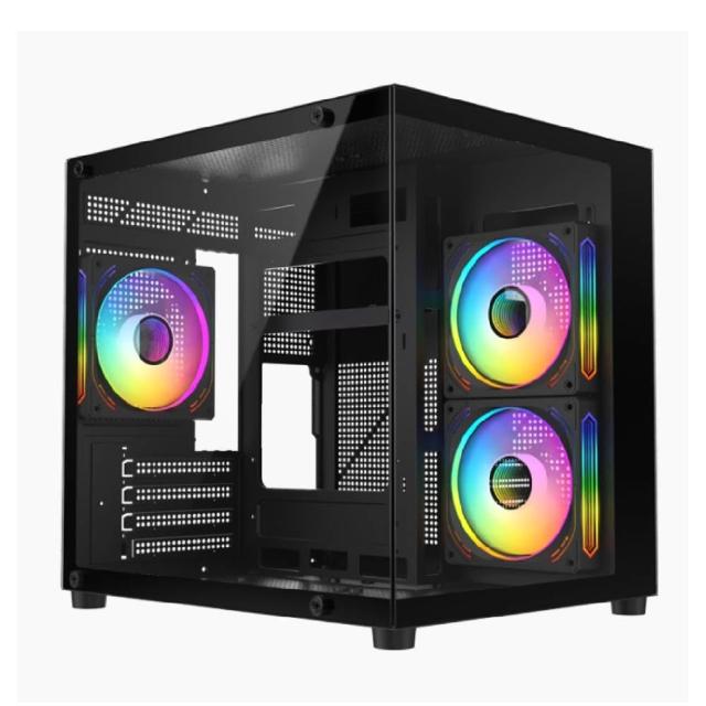 【技嘉平台】R5六核GeForce RTX5060{密米爾}電競機(R5 5600X/A520/16G/1TB)