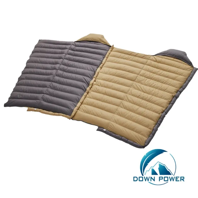 【Down power】潮美調色 潮間袋羽絨睡袋 輕型-台灣製 露營登山羽絨睡袋(DP-W420)
