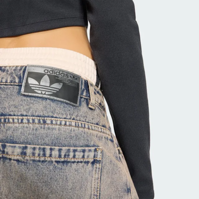 【adidas 愛迪達】ADILENIUM 5.0 丹寧長褲 女 - Originals KY5193