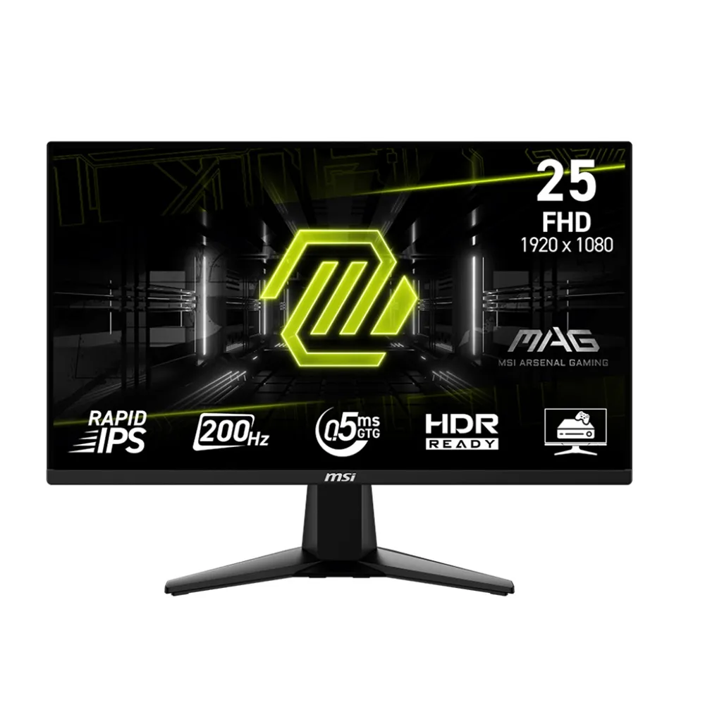 【MSI 微星】5入組★MAG 255F E20 25型 IPS FHD 200Hz 電競螢幕(0.5ms/HDR)