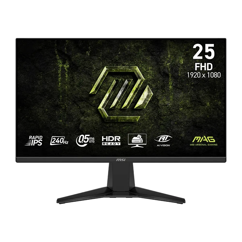 【MSI 微星】2入組★MAG 255F X24 25型 IPS FHD 240Hz 電競螢幕(0.5ms/HDR)