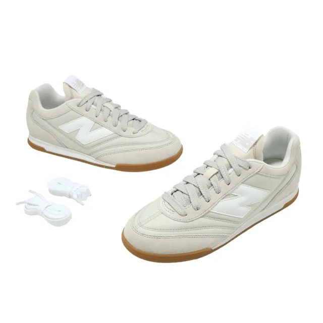 【NEW BALANCE】休閒鞋 RC42 男鞋 女鞋 灰質 白 麂皮 復古 NB URC42DD-D