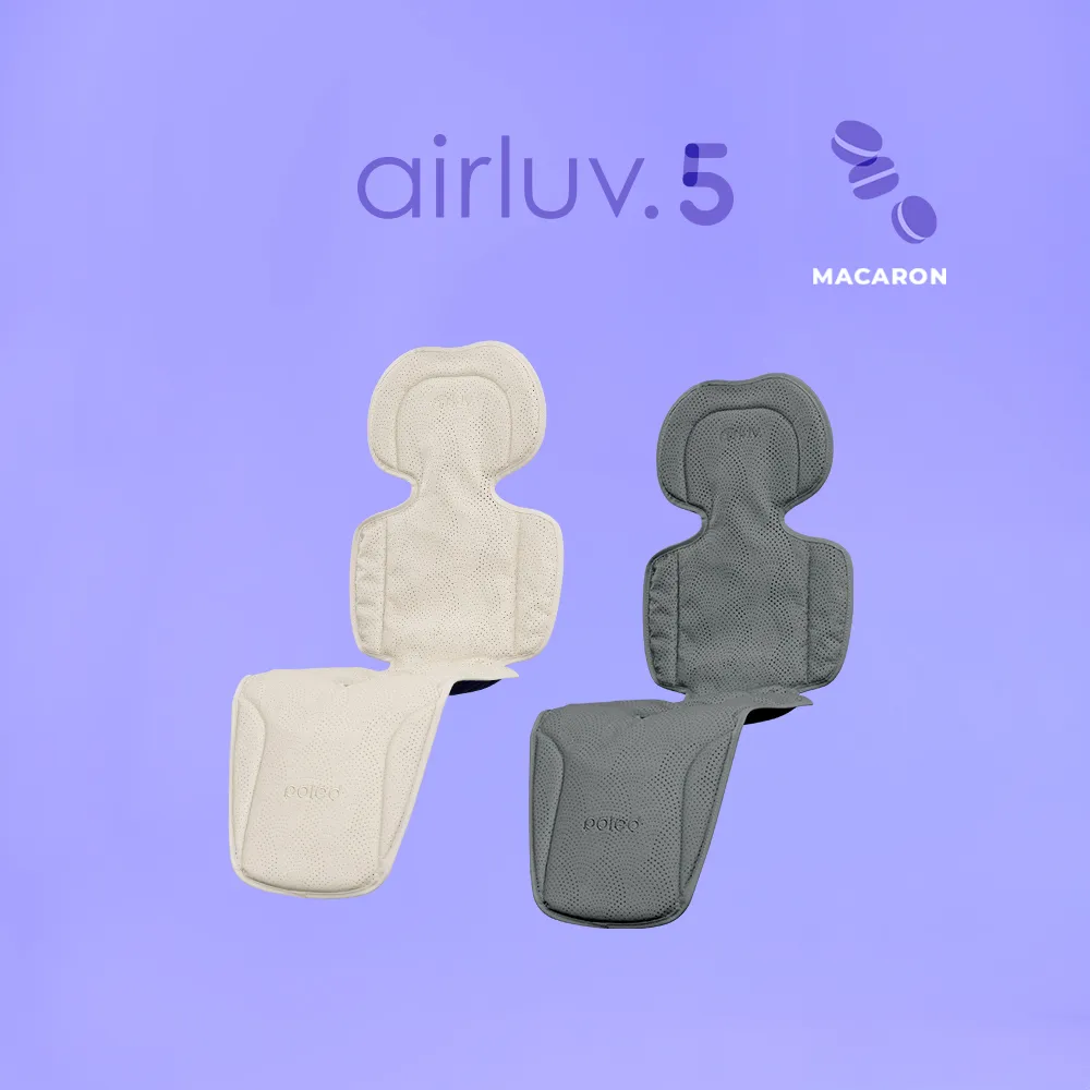 【Poled】2026巔峰進化 AIRLUV5 Macaron 智能風扇涼感墊(嬰幼兒推車墊汽車安全座椅涼墊)母嬰用品