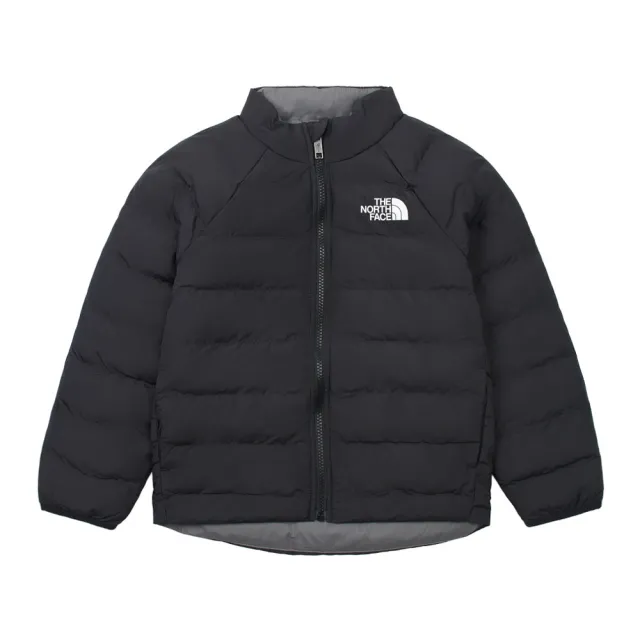 【The North Face 官方旗艦】北面兒童黑色DRYVENT防水連帽三合一外套｜8CUSJK3