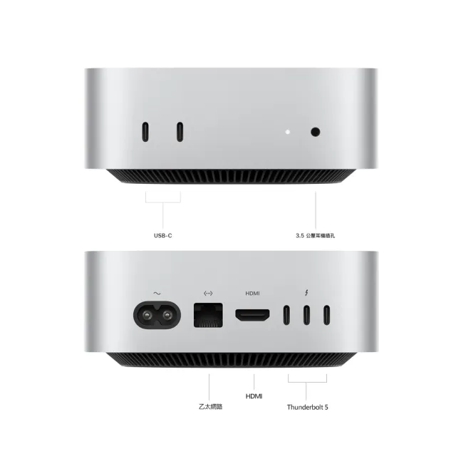 【Apple】BTS效率包(無線鍵鼠)★Mac mini M5 Pro晶片 15核心CPU與16核心GPU 24G/512G SSD