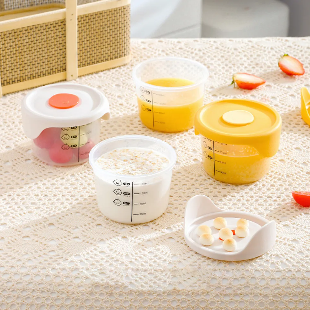 【茉家】食品級安心材質矽膠加PP寶寶離乳輔食保鮮盒(6入)