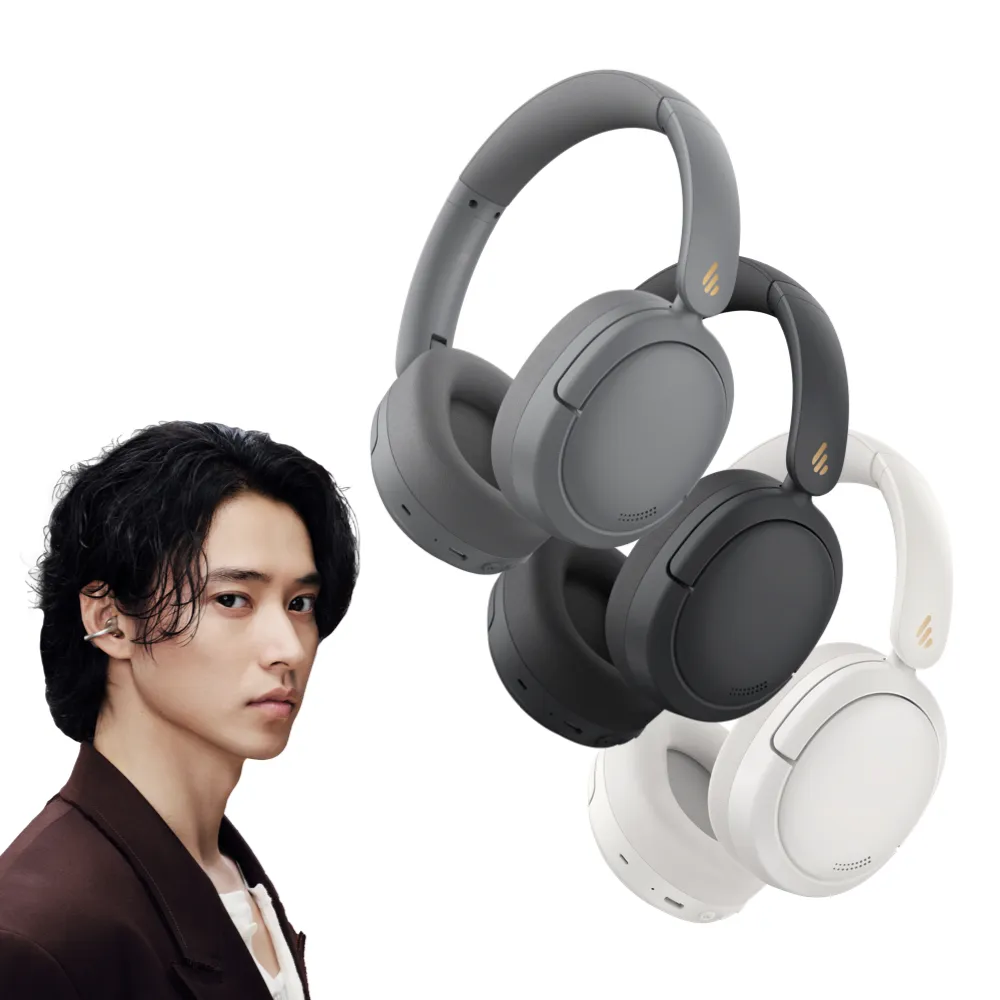 【EDIFIER】W800BT Pro 無線降噪耳罩耳機（Hi-Res 音質認證｜雙設備連接｜音樂低延遲遊戲雙模式）