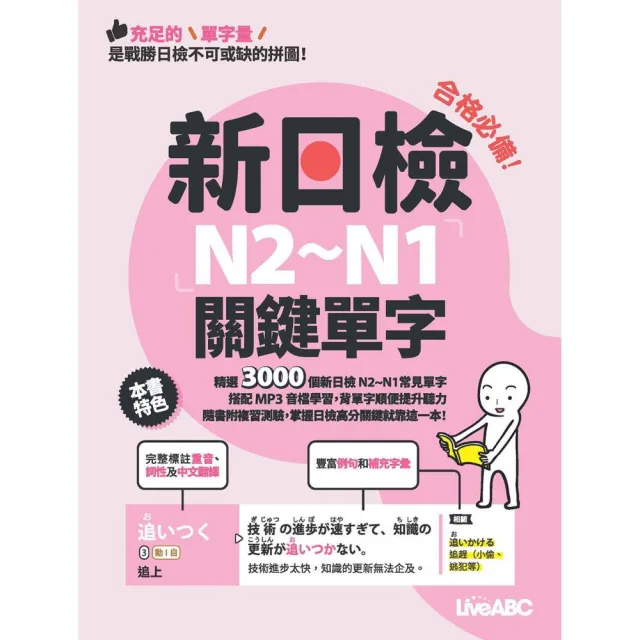 《合格必備!新日檢N2〜N1關鍵單字》