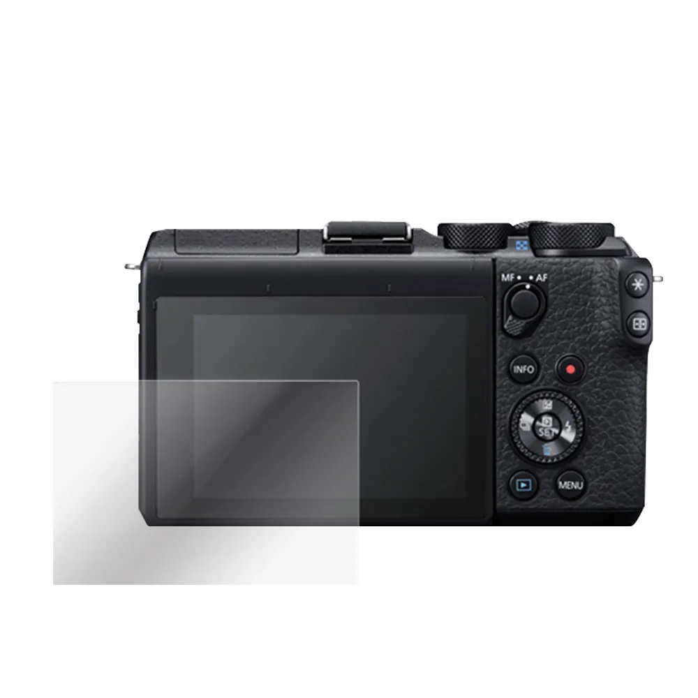【Kamera 佳美能】for Canon EOS M6 Mark II 9H鋼化玻璃保護貼(M6II / 相機保護貼 / 贈送高清保護貼)