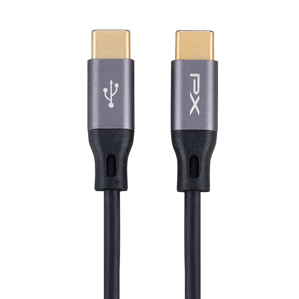 【PX大通-】.UCC2-1B 1公尺 USB 2.0 C to C 充電傳輸線(數據+充電2合1、支援9V/12V快速充電)