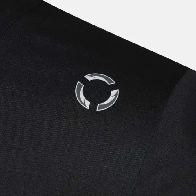 【DESCENTE】短袖上衣 男 快排 ESSENTIAL SHORT-SLEEVE T-SHIRT 黑 SR323RTS77-BLK0
