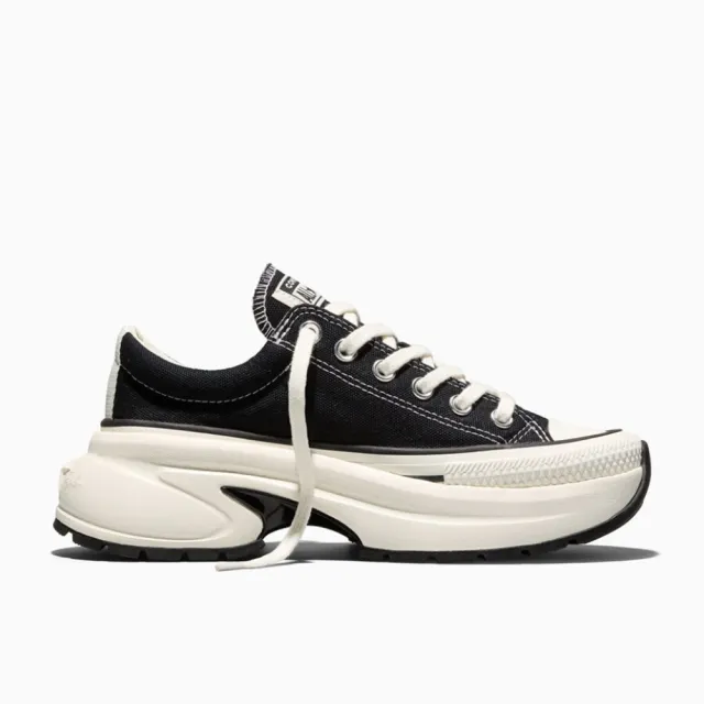 【CONVERSE】休閒鞋 男鞋 女鞋 帆布鞋 運動 低筒 厚底 RUN STAR CRUSH 黑 A18465C