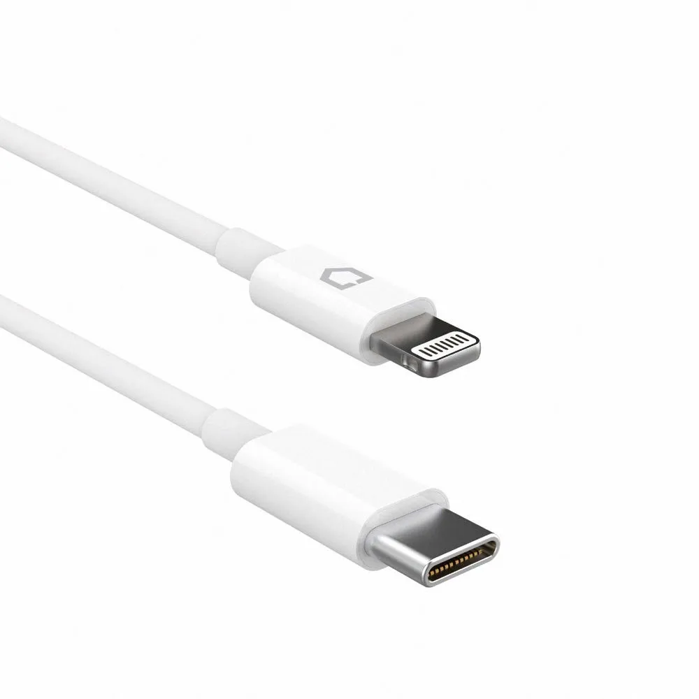 【RHINOSHIELD 犀牛盾】Lightning to Type-C/ USB-C 蘋果白色傳輸充電線 (1公尺)