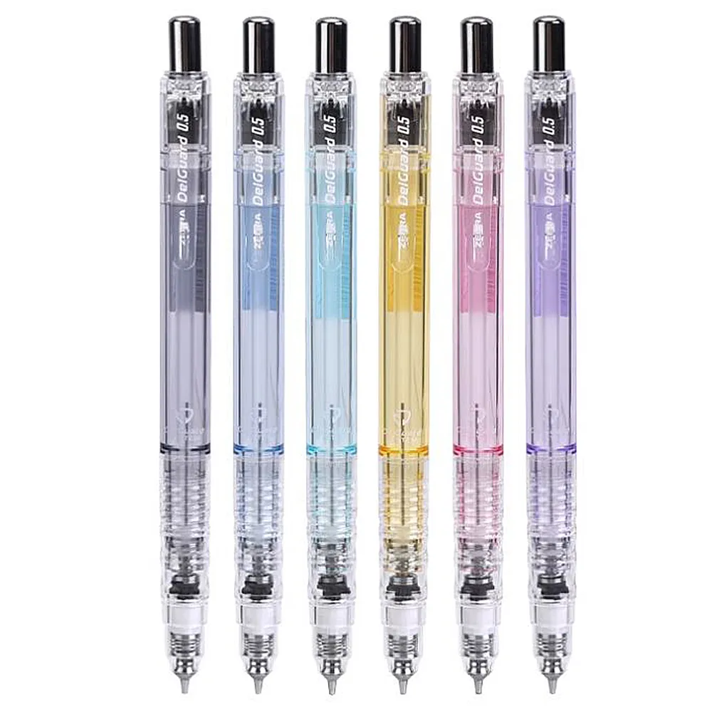 【ZEBRA 斑馬牌】日本 不易斷芯自動鉛筆-煙燻色系 MAZ84A-SM 0.5mm(自動筆 DelGuard Light)