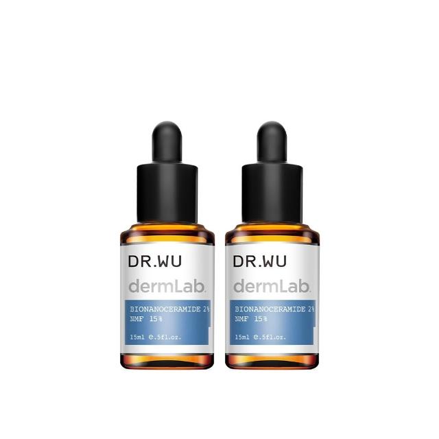 【DR.WU 達爾膚】2％神經醯胺保濕精華15ML(2入組)