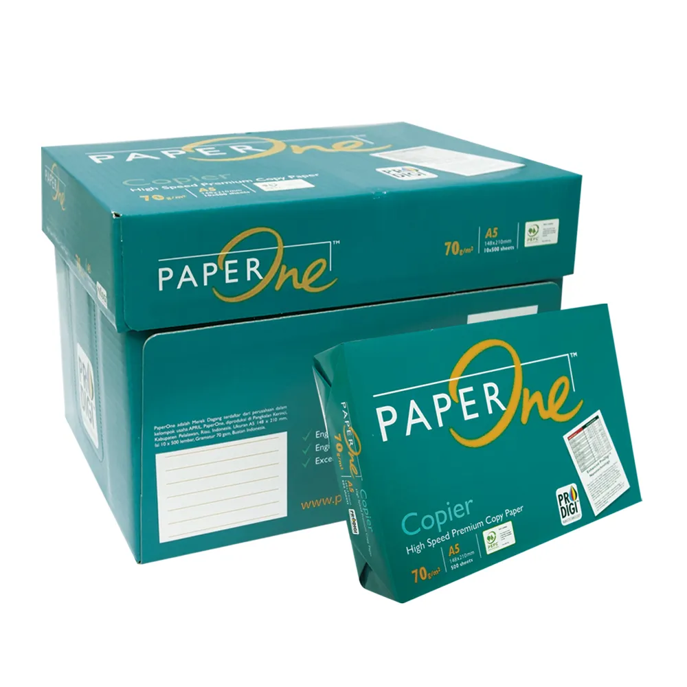 【PaperOne】copier 多功能影印紙 PEFC綠包(A5 70g 500張/包 10包/箱 辦公用紙 影印用紙)