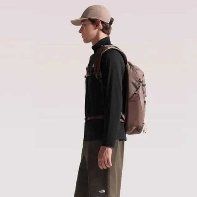 【The North Face】北臉 長袖上衣 男 吸濕排汗 速乾 M 24/7 1/4 ZIP TEE 黑 NF0A8KGMJK3