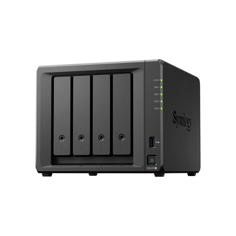 【Synology 群暉科技】DiskStation DS425+ NAS 網路儲存伺服器(4Bay/Intel/2GB)