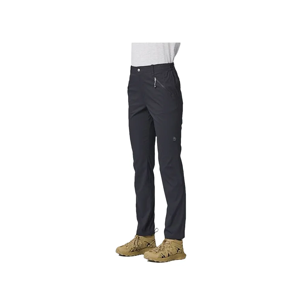 【Wildland 荒野】女彈性solid point山系立裁褲-S-2L-黑色-0B21331-54(女裝/褲子/運動褲/直筒褲)
