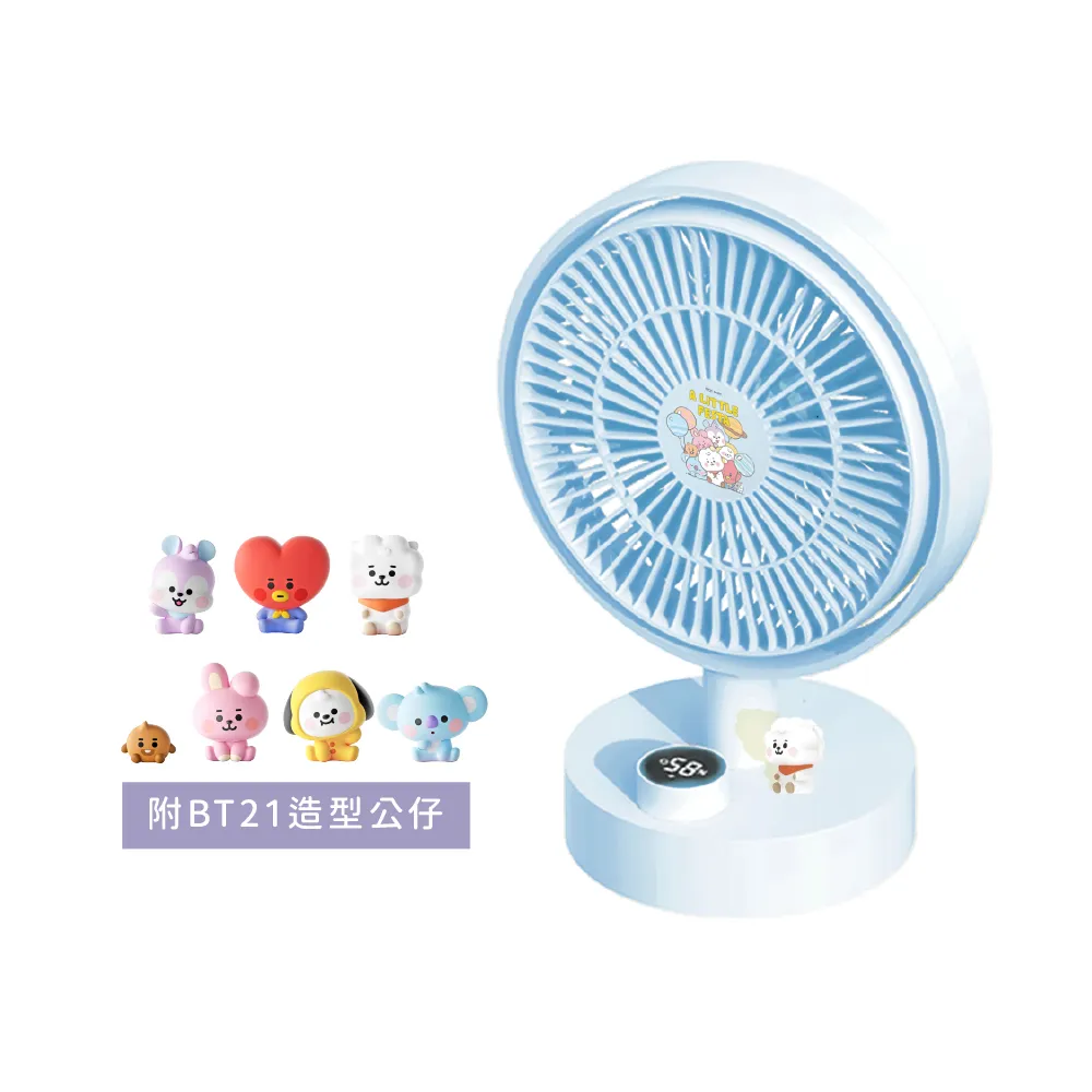 【SOTHING 向物】超靜音 USB擺頭桌面風扇 BT21款(無線風扇 桌面風扇 靜音風扇 桌扇 usb風扇 BTS)