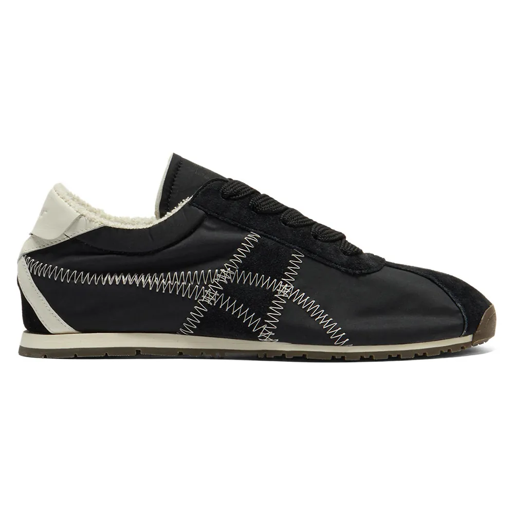 【Onitsuka Tiger】鬼塚虎 黑色車線虎爪紋 TIGER CORSAIR A55 休閒鞋 (1183C317-001)