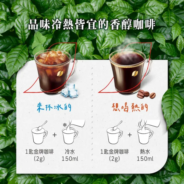 【NESCAFE 雀巢咖啡】金牌微研磨咖啡隨行包50入x4盒(共200入)