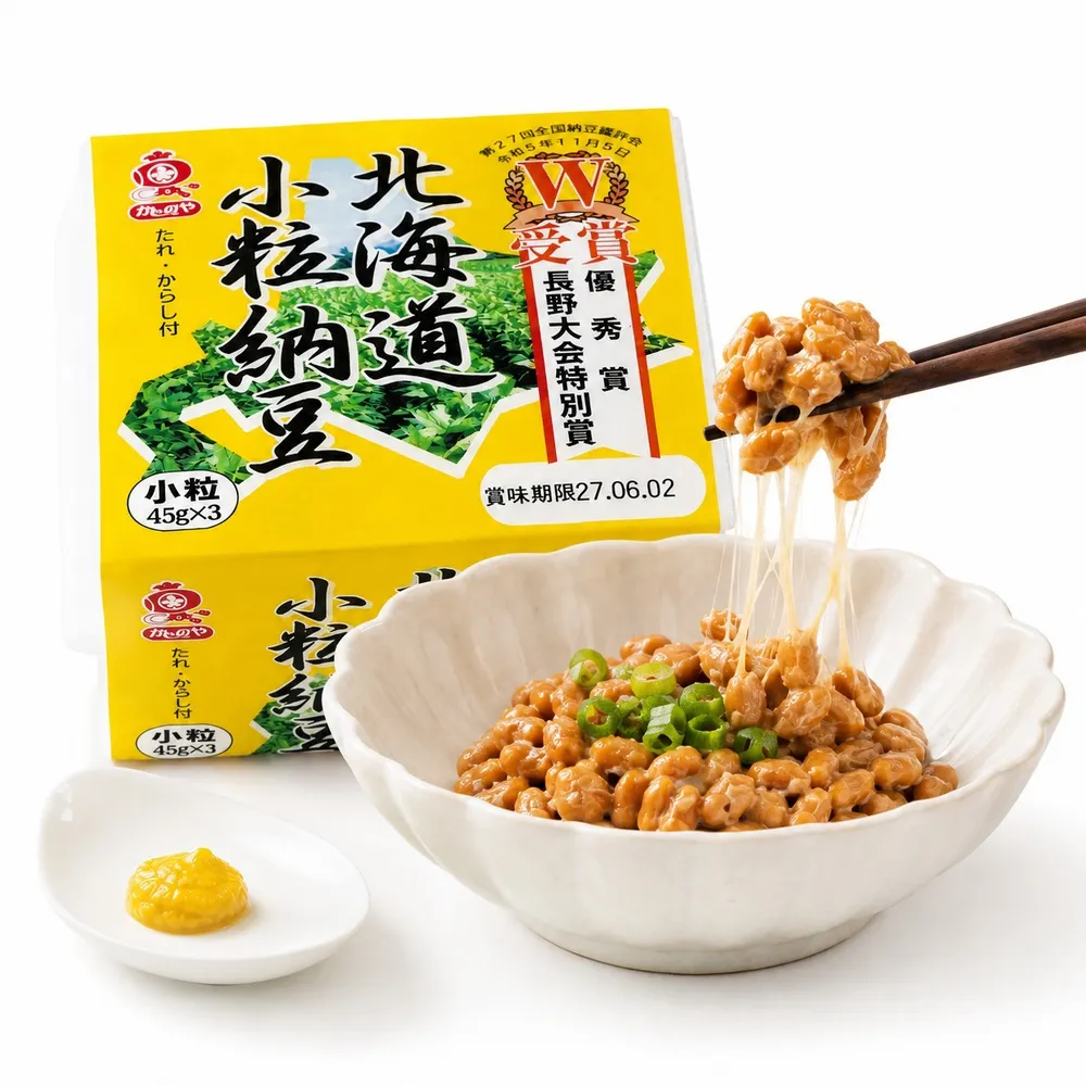 日本火之屋 北海道小粒納豆 (3入/135g/組*6組)