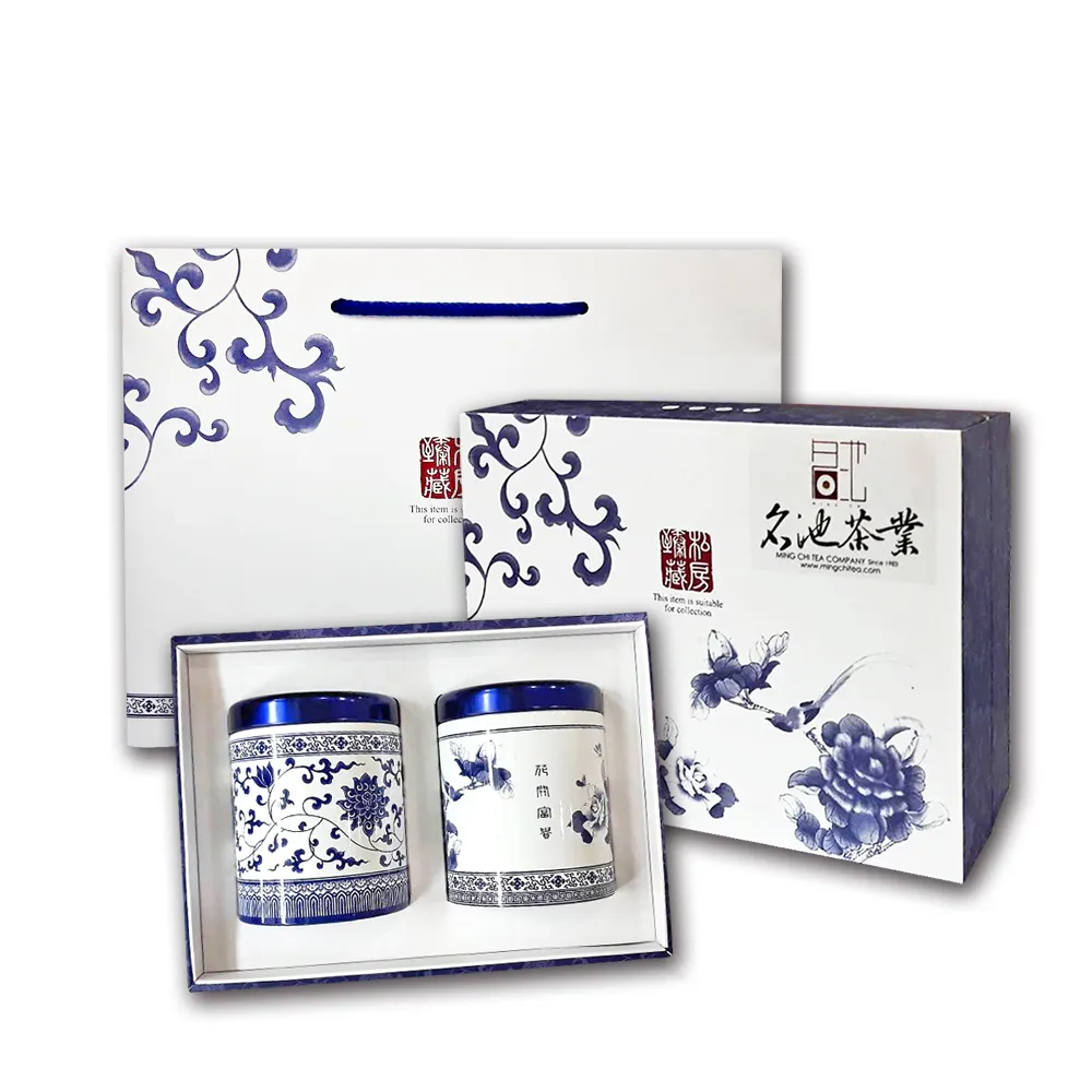 【名池茶業】福壽梨山極品手採烏龍茶葉禮盒-私房臻藏款75gx2罐(中秋禮盒)