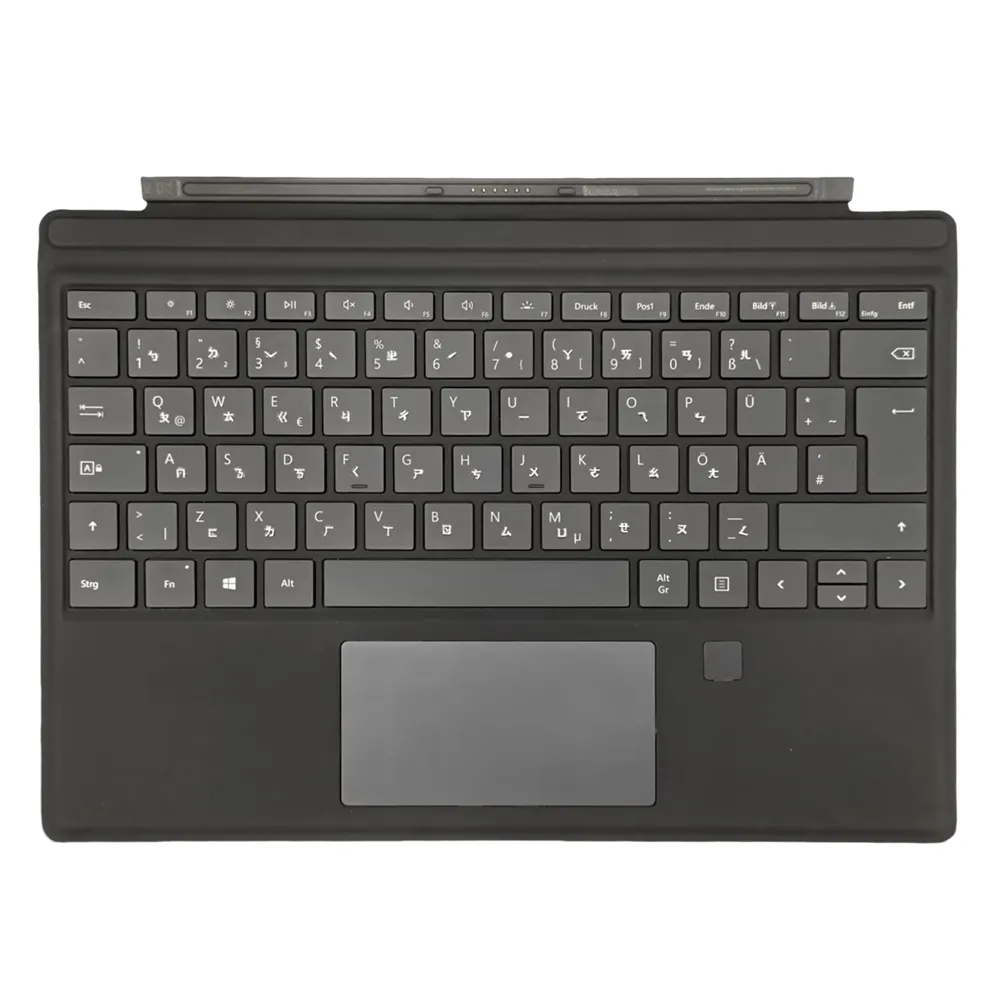 【Microsoft 微軟】A級福利品 Surface Pro 原廠實體鍵盤保護蓋(歐洲規格/無筆槽/指紋解鎖)