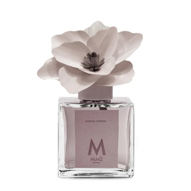 【MUHa】義大利進口室內香氛-木蘭花-古董琥珀 100ml( 室內擴香 居家香氛)