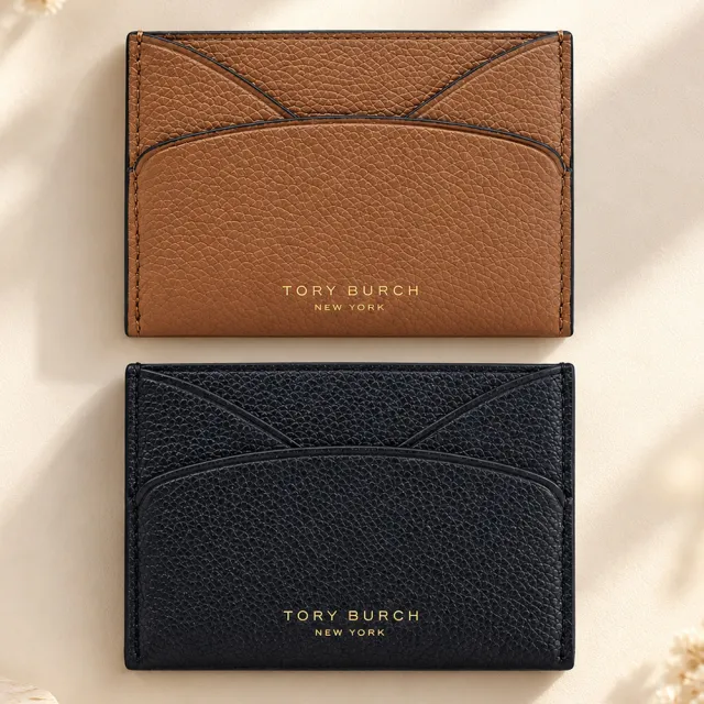 【TORY BURCH】ROMY 荔枝紋卡片夾(多色選)