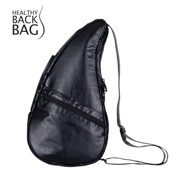 【HEALTHY BACK BAG】官方直營-印花系列RECYCLED PRINT SMALL 斜背包-鈦霧黑 男包 女包 側背包 大容量包