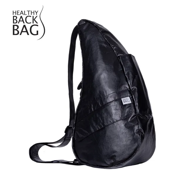 【HEALTHY BACK BAG】官方直營-印花系列RECYCLED PRINT SMALL 斜背包-鈦霧黑 男包 女包 側背包 大容量包