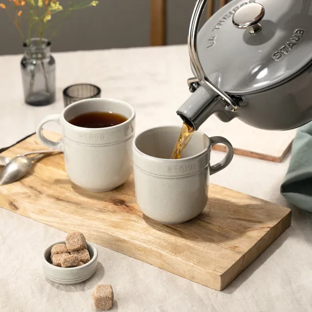 【STAUB】陶瓷馬克杯-松露白/300ml(德國雙人牌集團官方直營)