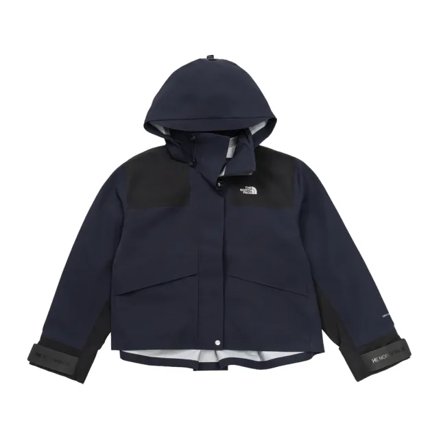 【The North Face】北面UE女款黑色DRYVENT防水衝鋒衣｜8HWETL6