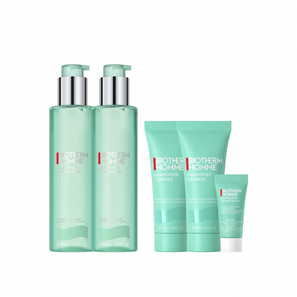 【Biotherm 碧兒泉】官方直營 活泉酷涼保濕水重量組_ 200mlx2(BIOTHERM男性保養)