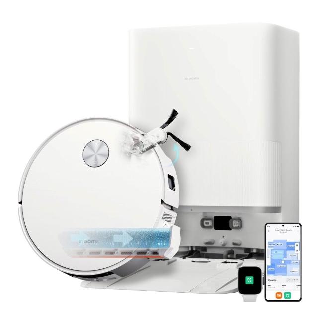 【小米】官方旗艦館 Xiaomi 掃拖機器人 6(新上市全台破千萬/活水滾筒/AI智慧避障/30000Pa/80°C熱水洗)