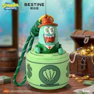 【Beast Kingdom 野獸國】海綿寶寶 比奇堡的居民們 錢錢天團 香薰絨毛吊飾 盲盒套組(6入)｜BESTINE 柏治廷
