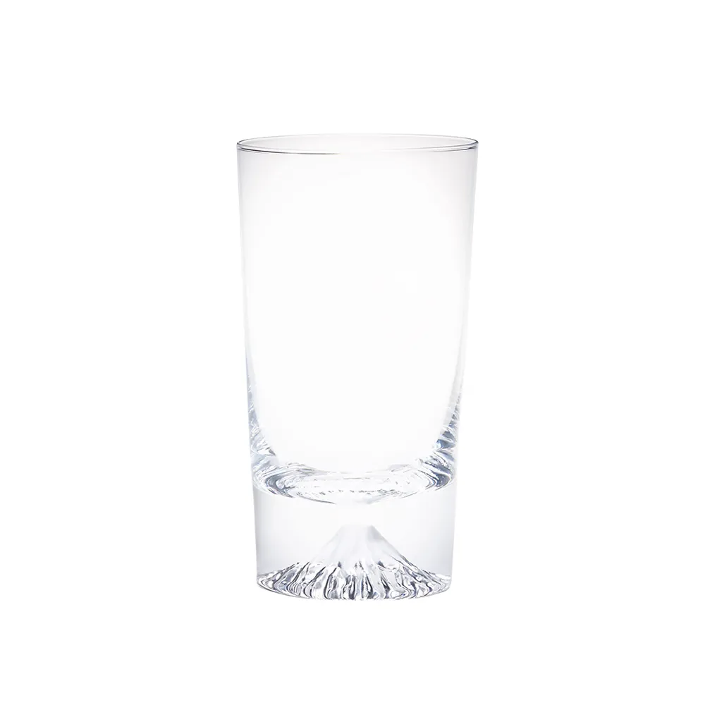 【田島硝子】日本製迷你富士山經典平底玻璃杯(原廠正品/江戶硝子/富士山杯/啤酒杯/酒杯)