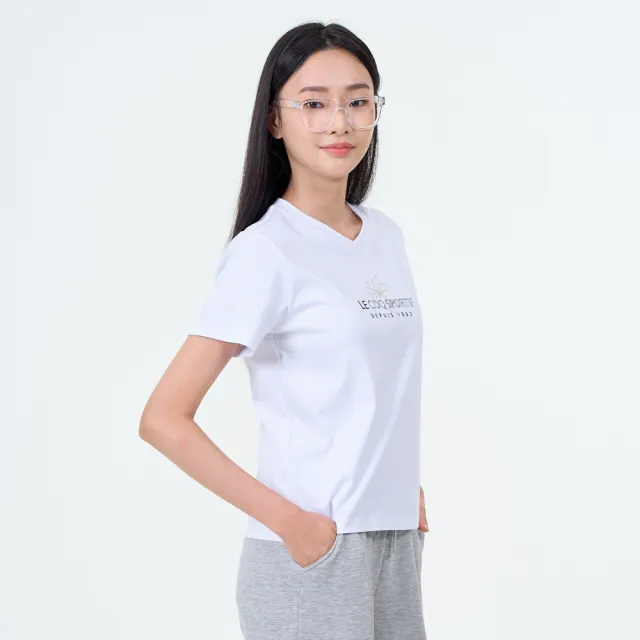 【LE COQ SPORTIF 公雞】短袖T恤 女款 3色 LWY22001