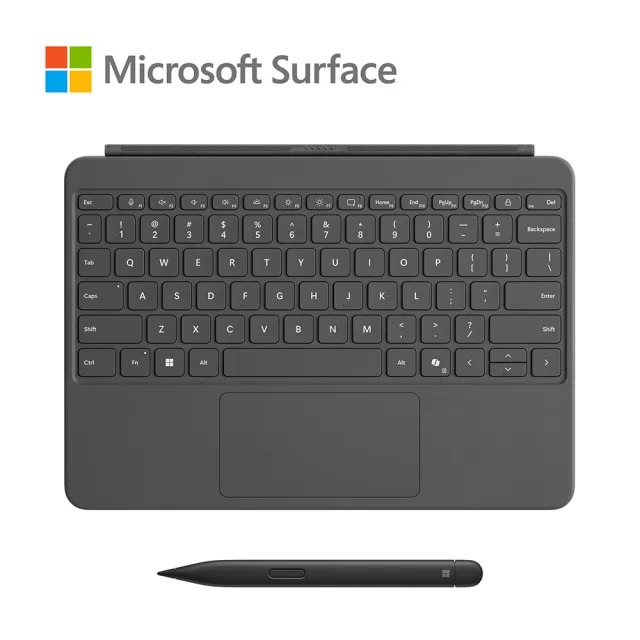 【Microsoft 微軟】鍵盤蓋+筆組★Surface Pro 12吋 輕薄觸控 AI筆電-白金(X Plus/16G/512G/W11)