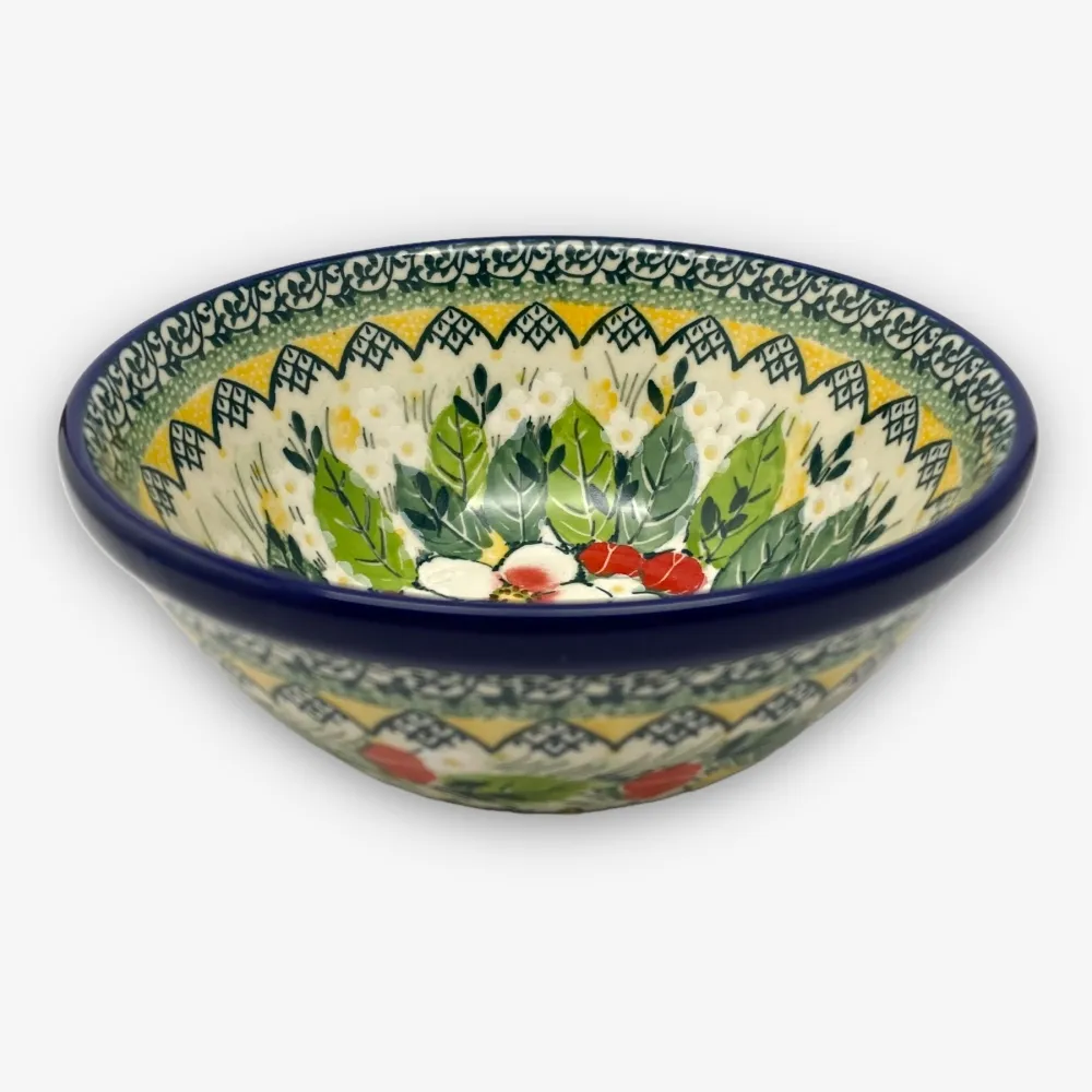 【SOLO 波蘭陶】波蘭製 CA 波蘭陶 14CM 丼飯碗 蘋果花系列 CERAMIKA ARTYSTYCZNA
