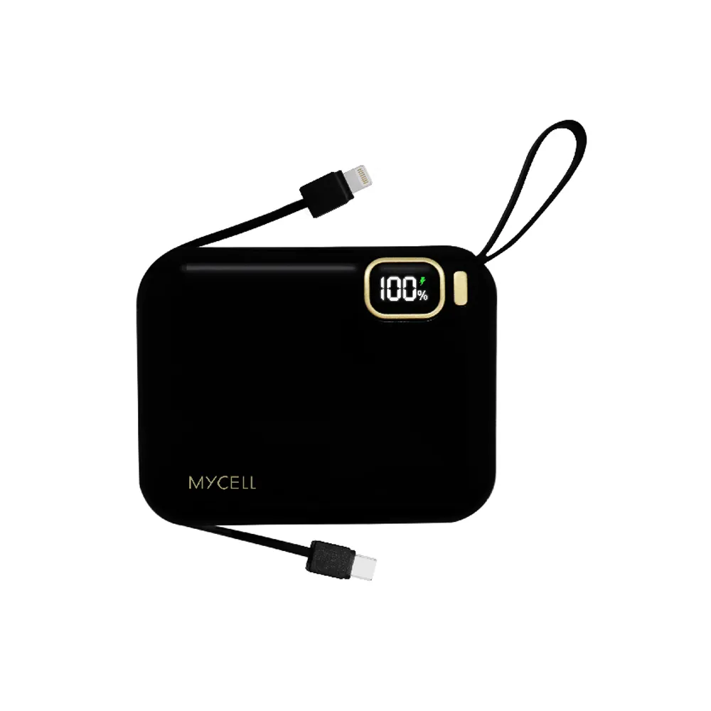 Mycell MY-PC-049 Mini Air 10000mAh PD 20W 四輸出 全協議閃充行動電源(可拆式雙出線/台灣製造)