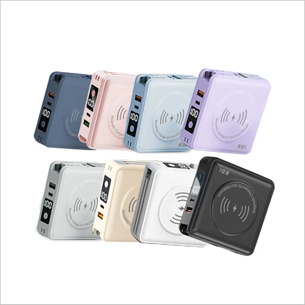【RDi】2入組 3C+WH認證 21.6W快充磁吸無線充行動電源 (電量顯示/MagSafe)