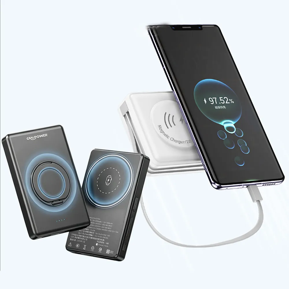 【RDi】2入組合 3C+WH 半固態行動電源 磁吸無線充電行動電源(電量顯示/MagSafe/防爆防燃)