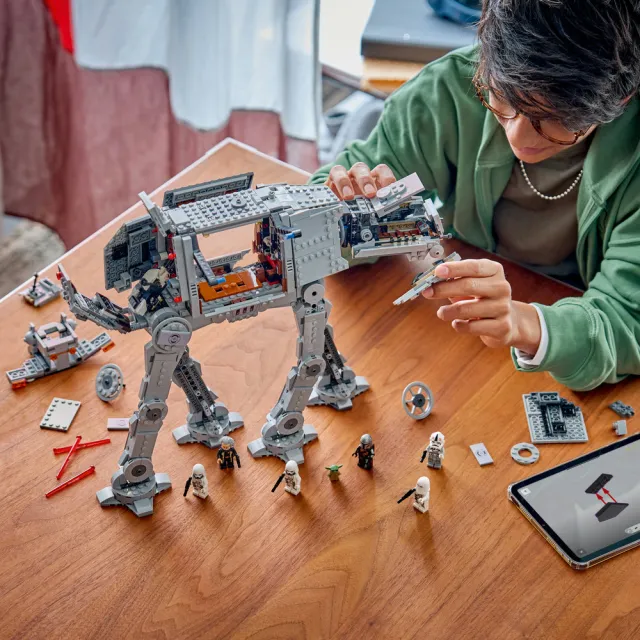 【LEGO 樂高】星際大戰系列 75454 Imperial Remnant AT-AT 和 INT-4(星戰 曼達洛人與古古 禮物 玩具)